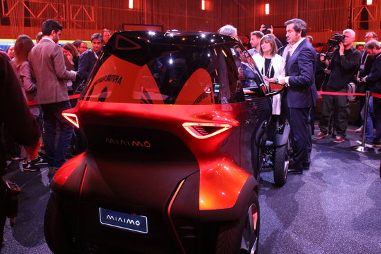 A Seat Minimó car at the 2019 Mobile World Congress in Barcelona (by Mariona Puig)